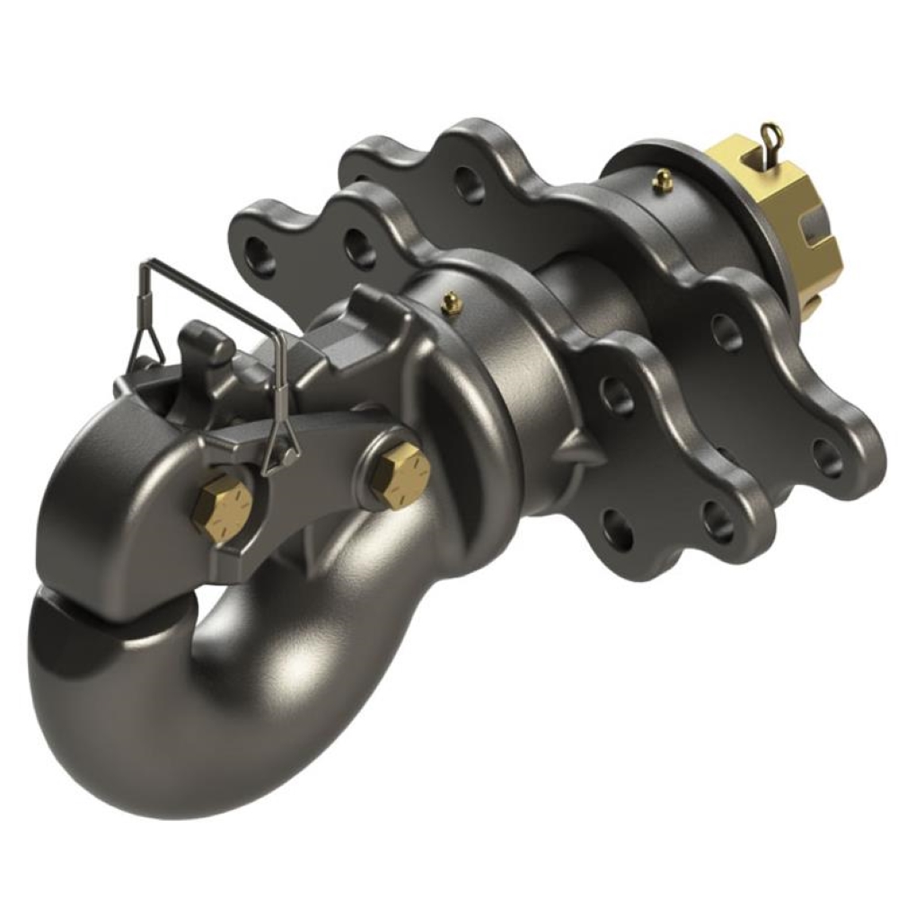 25 Ton T-Bracket Swivel Mounted Pintle Hook