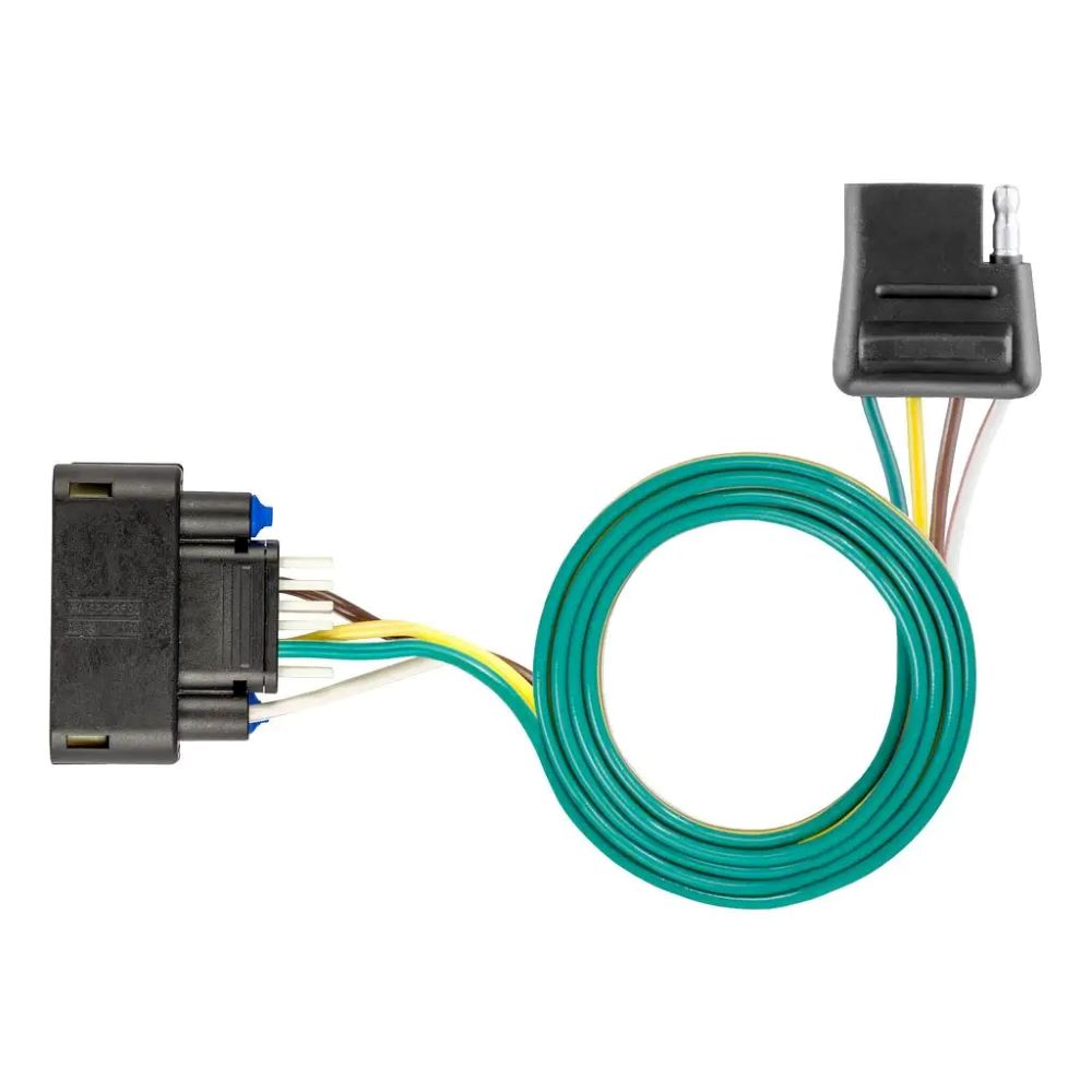 Custom Trailer Hitch Wiring Harness, 4-Way Flat fits Select Buick Enclave, Chevrolet Traverse and GMC Acadia