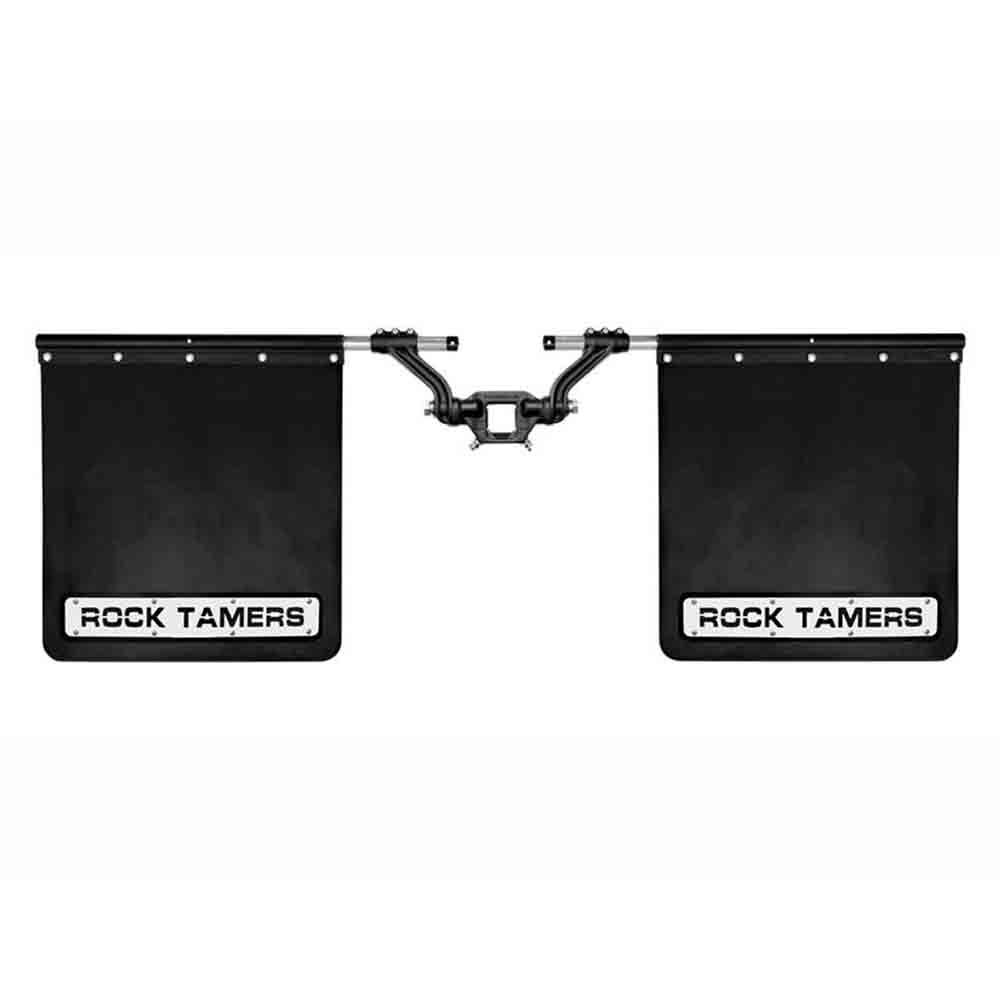 Rock Tamers Mud Flap System for 2-1/2 Inch Receiver Ball Mount